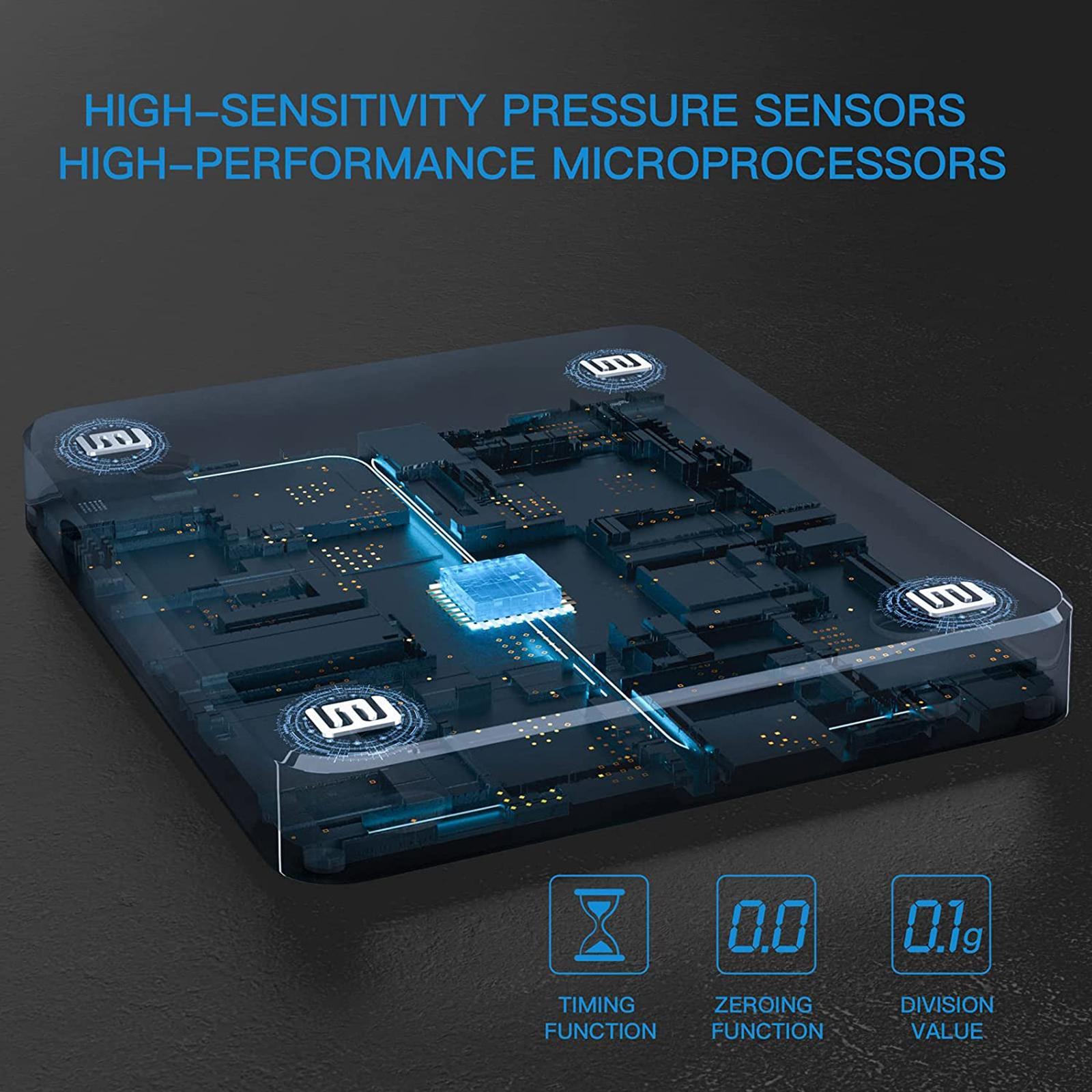 Multifunction Digital Coffee Scale 3kg/0.1G USB Rechargeable for Household