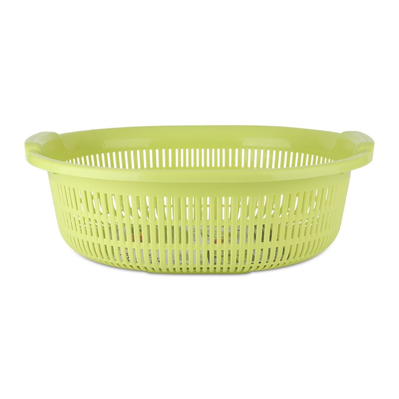 Combo Dụng Cụ Nhà Bếp Hữu Ích: Rổ Nhựa Kháng Khuẩn 5,3L + Thớt Nhựa Kháng Khuẩn 1,3cm - Nội Địa Nhật Bản