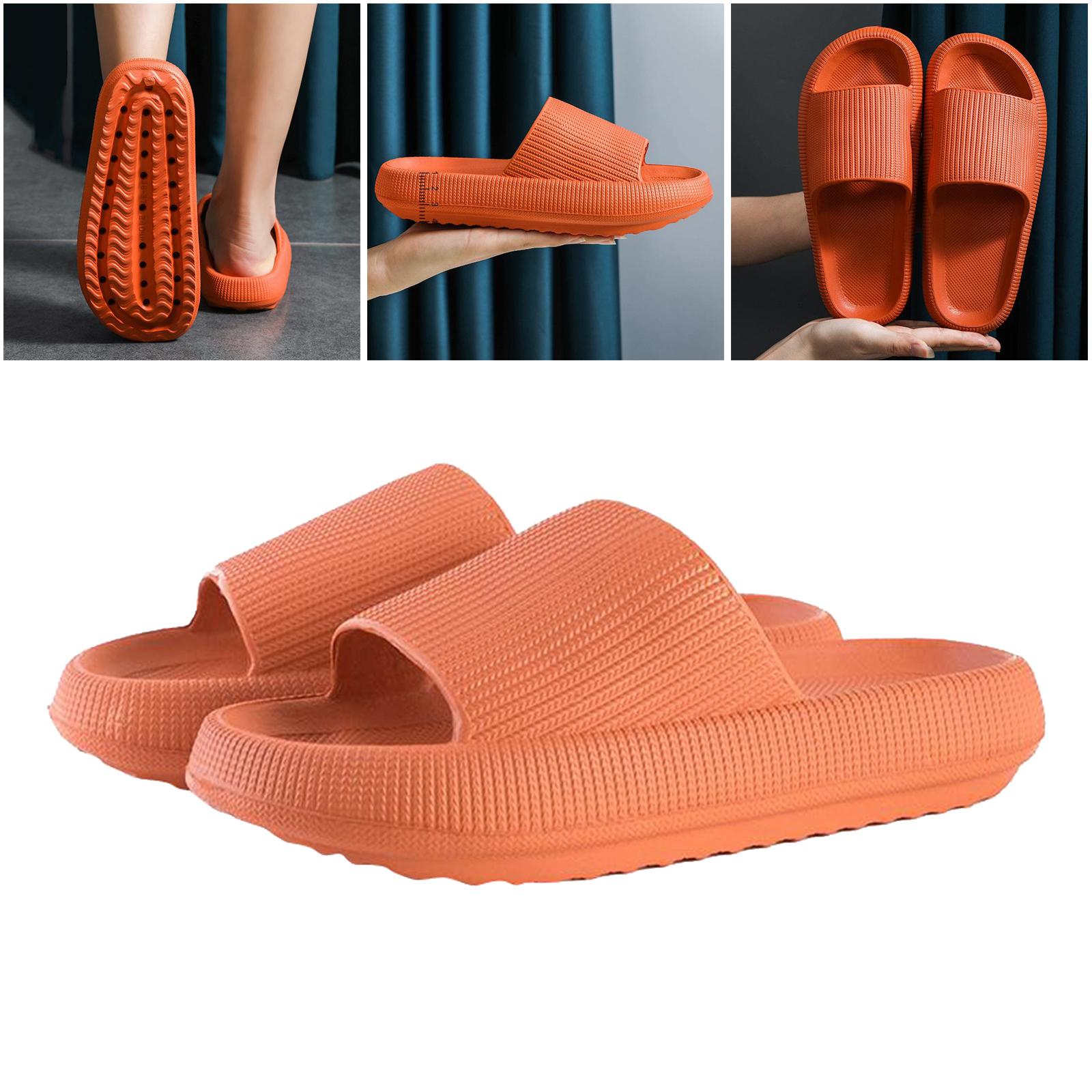 Super Soft Unisex Home Slippers Shoes Non-slip Open Toe House Shower Sandals