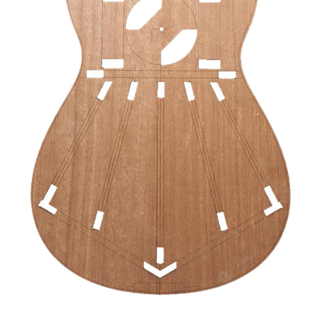 Wooden Classical Guitar Templates Body Template Luthier Supply for Torres 2