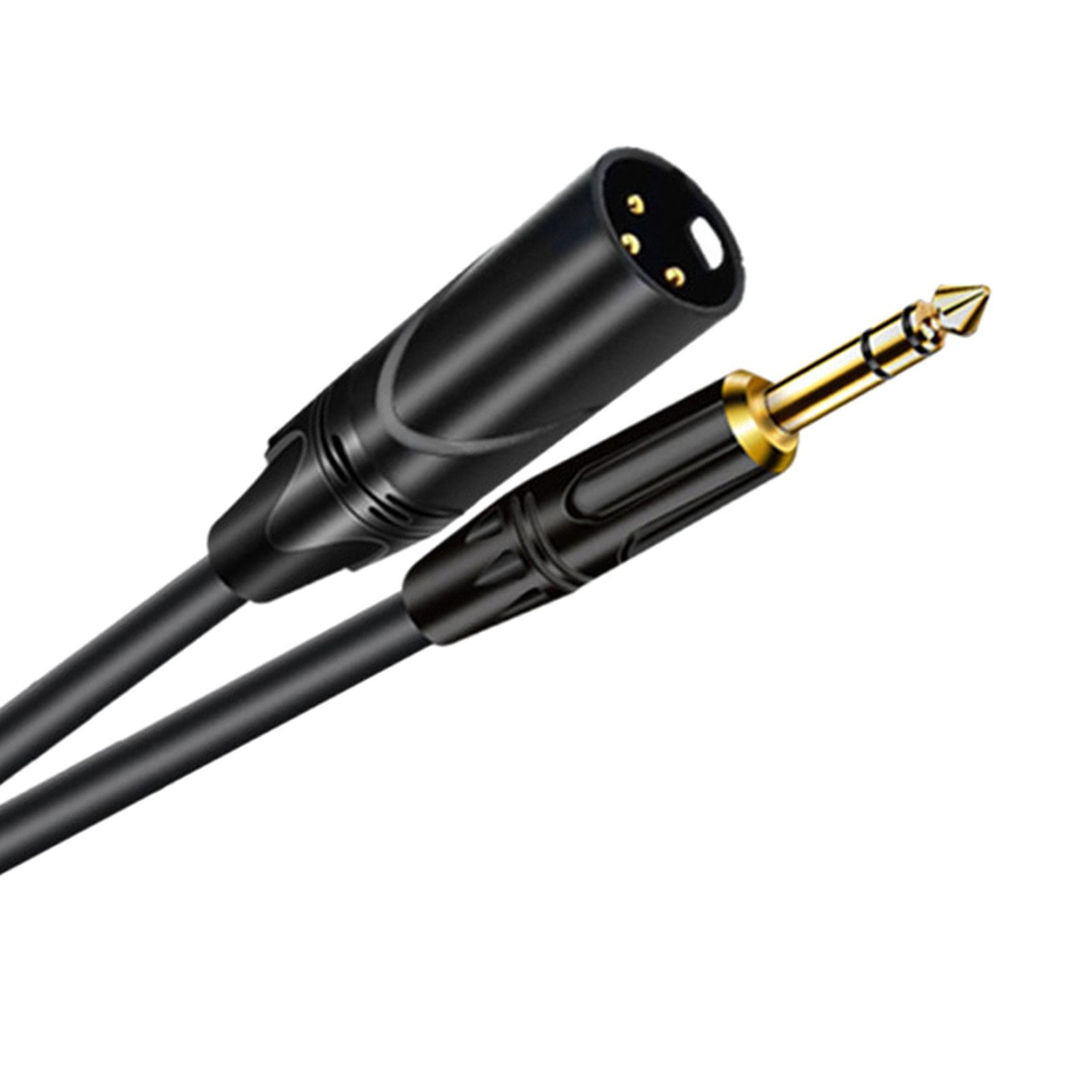 6.5mm Male to XLR Male Stereo Audio Cable for Audio Stereo System Multimedia