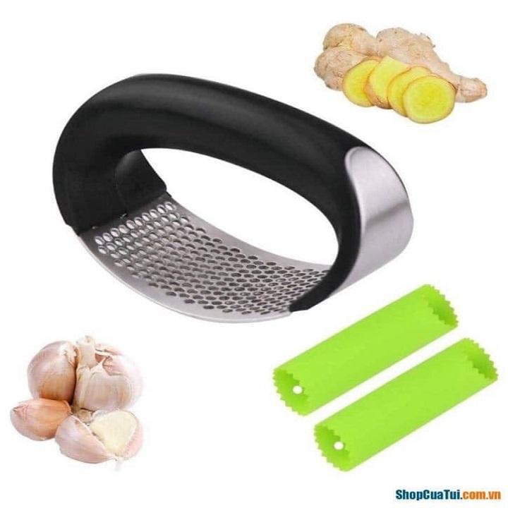 Dụng Cụ Dập Hành Tỏi , Ép Tỏi, Nghiền Tỏi Cầm Tay Garlic Press Tiện Dụng - Hàng Loại 1