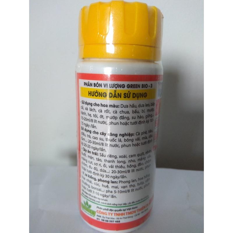 Phân bón vi lượng GREEN BIO TD -90 - Chai 100ml