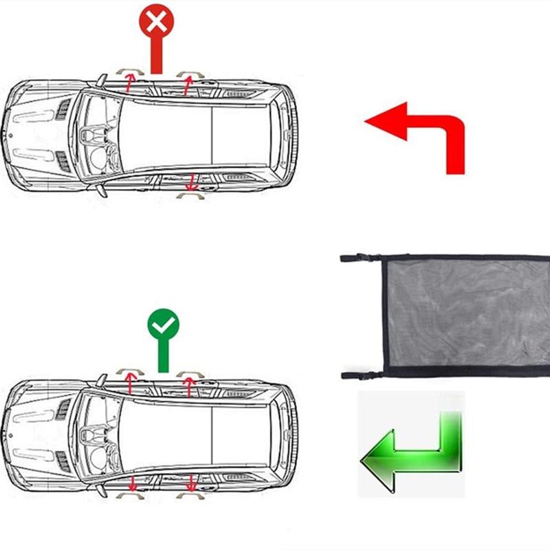 Túi Lưới Đựng Đồ Gắn Trần Xe Hơi Thông Dụng Có Thể Điều Chỉnh