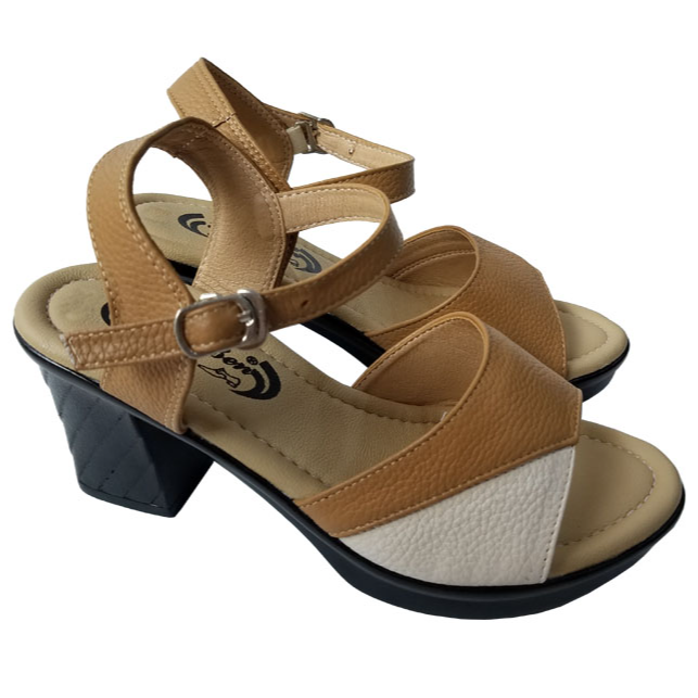 Giày sandal cao gót nữ da bò thật cao 7 cm HKT204