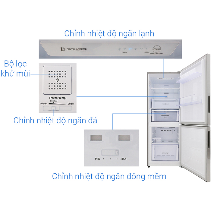 Tủ lạnh Samsung Inverter 280 lít RB27N4010S8/SV