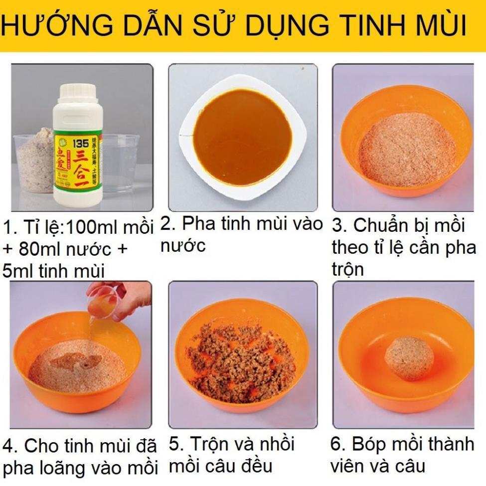 SALE Hương Liệu Câu Cá 135+Trứng Sữa Cực Nhạy Và Ổn Định