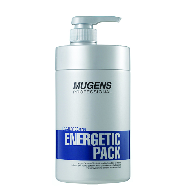 Hấp dầu thảo dược Mugen Energetic Hair Pack Hàn Quốc 1000ml + Móc khóa