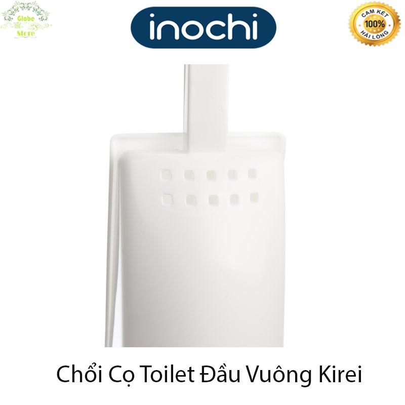 Chổi Cọ Toilet Đầu Vuông Kirei INOCHI Có Hộp Và Không Hộp