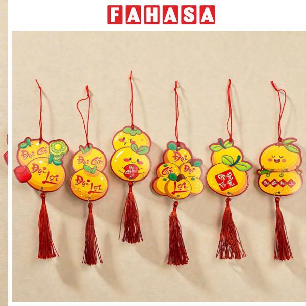 Vỉ 6 Dây Treo Trang Trí Tết 24 cm - H15-1 - Mẫu 1