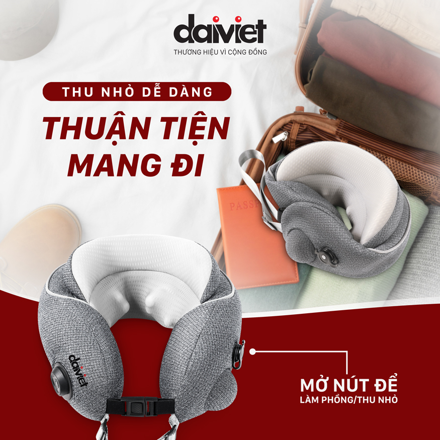 [SALE LẤY ĐÁNH GIÁ] Máy Massage Cổ Đại Việt DVMG-00002, Con Lăn 360 Độ Cao Cấp Giảm Nhức Mỏi Cổ Vai Gáy Hiệu Quả