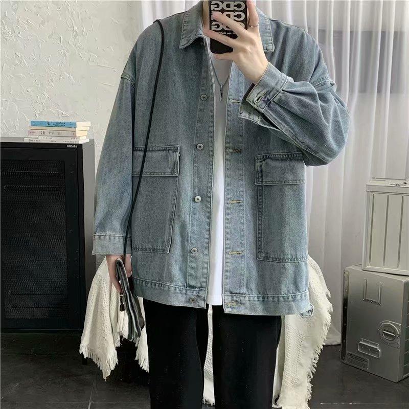Áo Khoác Denim Tay Dài Thời Trang Dành Cho Nam