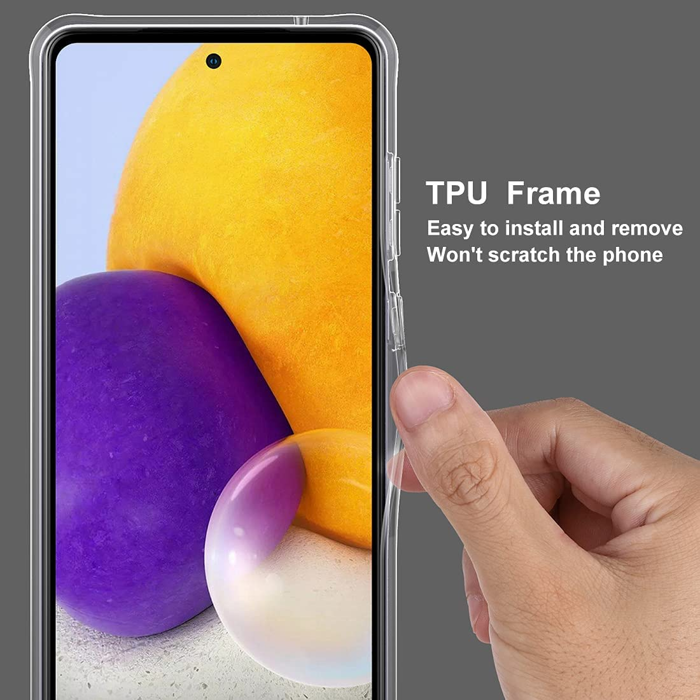Ốp lưng silicon trong suốt cho điện thoại SAMSUNG GALAXY A12, A32, A52, A72