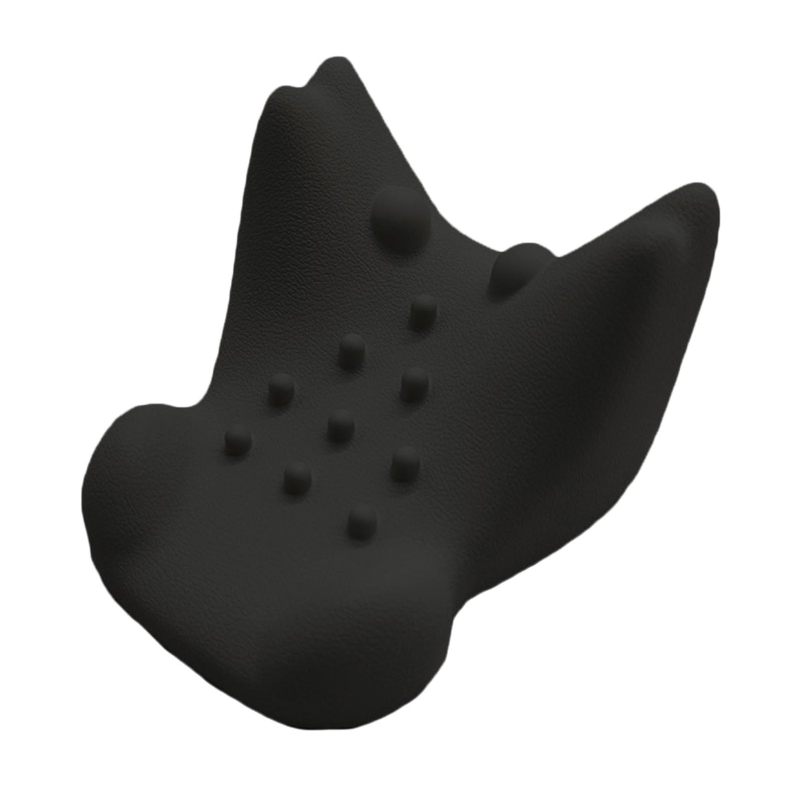 Portable Neck Shoulder Relaxer Chiropractic Pillow w/Massage Point Cervical Neck Massage Pillow for Muscle Relax Pain Relief Simple Effective