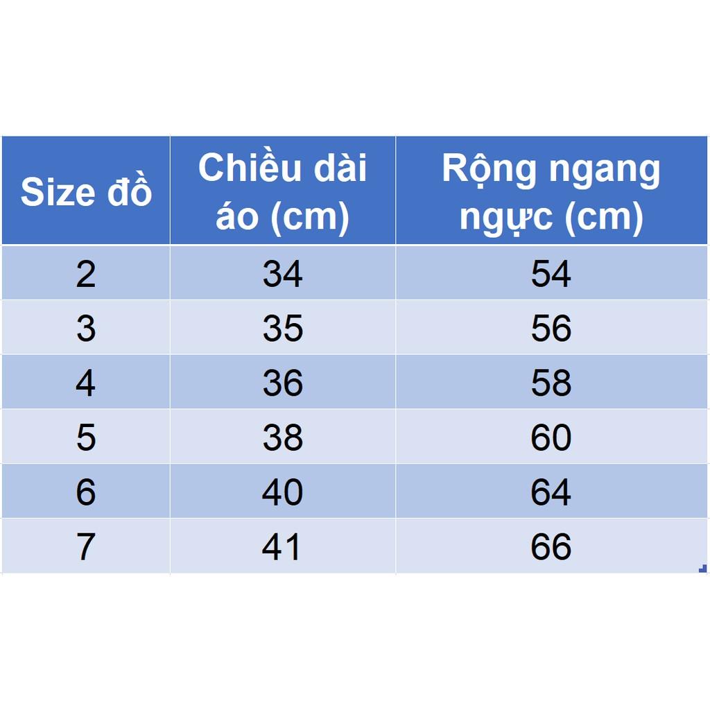 Áo thun đan dây vai cho bé gái size nhí