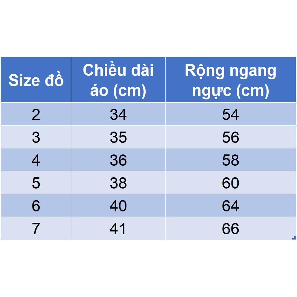 Áo thun đan dây vai cho bé gái size nhí