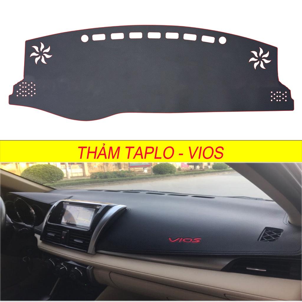 [ Vios đời 2004 đến 2022 ] Thảm taplo da cacbon,vân gỗ, da lộn, da pu mới nhất chuẩn form