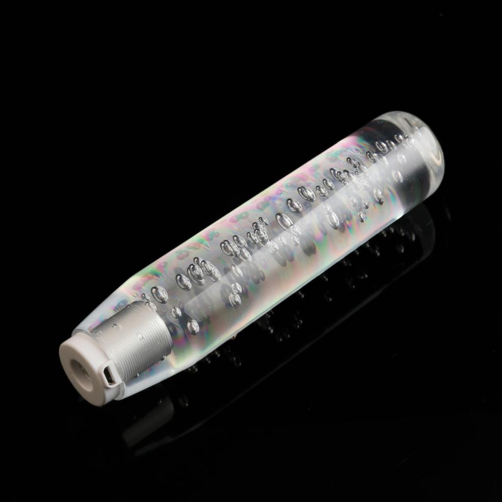 250MM Universal Vehicle Crystal LED 7-Color LIGHT Shifter Shift Knob Gear
