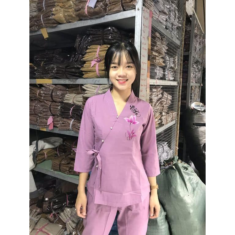 ĐỒ LAM ĐI CHÙA # ĐỒ ĐI CHÙA # PHÁP PHỤC PHẬT GIÁO #Nkật Vẽ kate 102