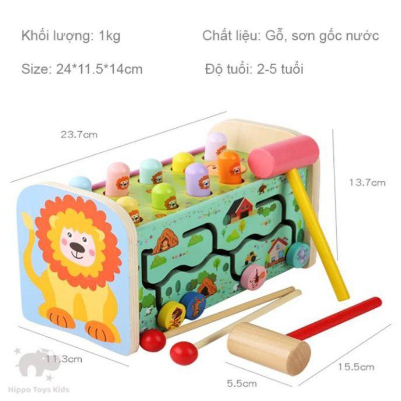 Đồ chơi trẻ em đập chuột kèm đàn đa năng 3in1.