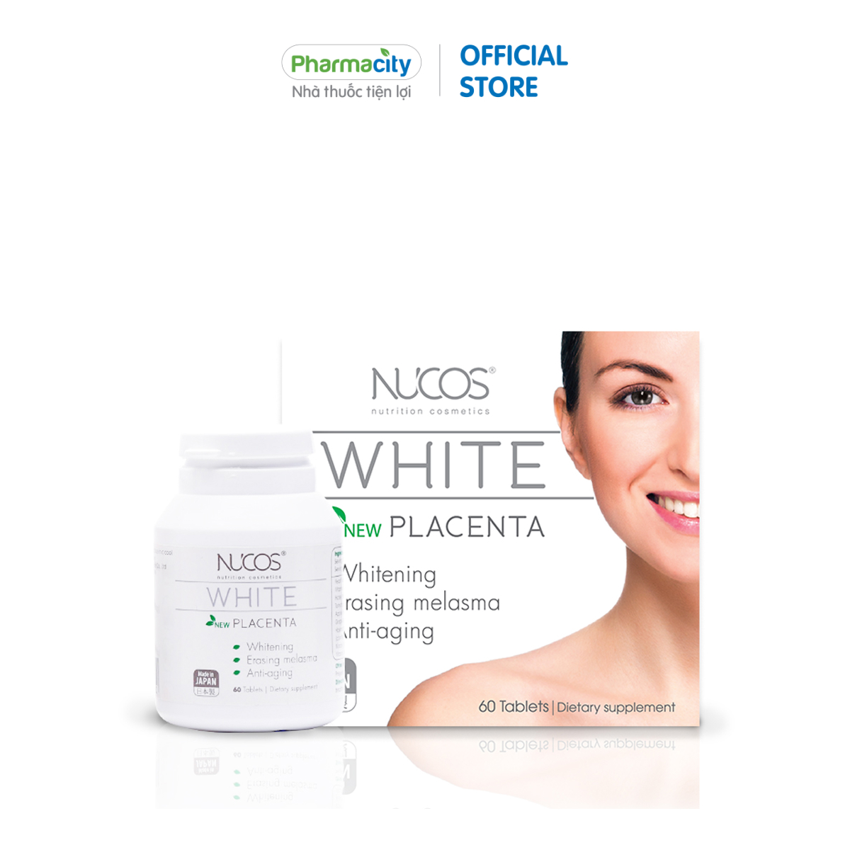 Viên uống hỗ trợ sáng da, giảm thâm nám Nucos White