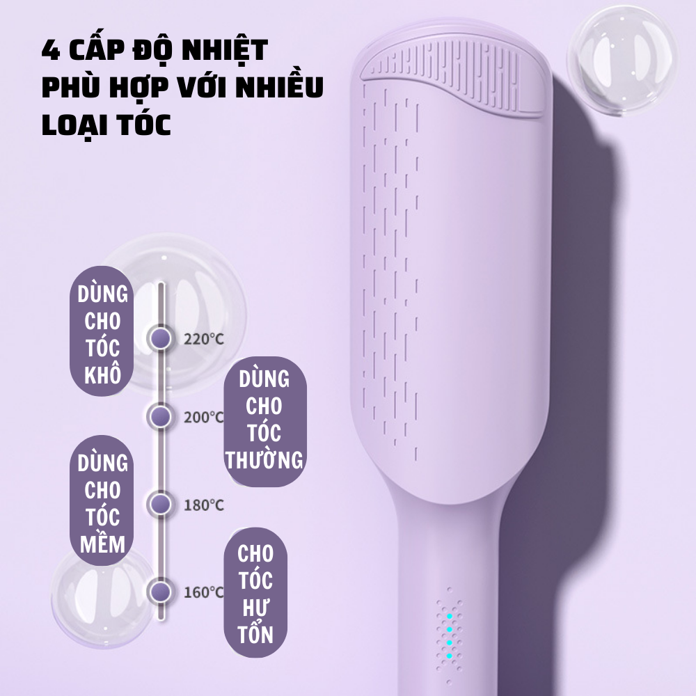 Máy uốn tóc xoăn sóng nước Boorui YS-665 : Máy làm tóc tạo kiểu chuyên nghiệp chuẩn salon,nóng nhanh gốm sứ, ion âm bảo vệ tóc không bị hư tổn, 2 size uốn 32mm & 16mm - Hàng loại 1