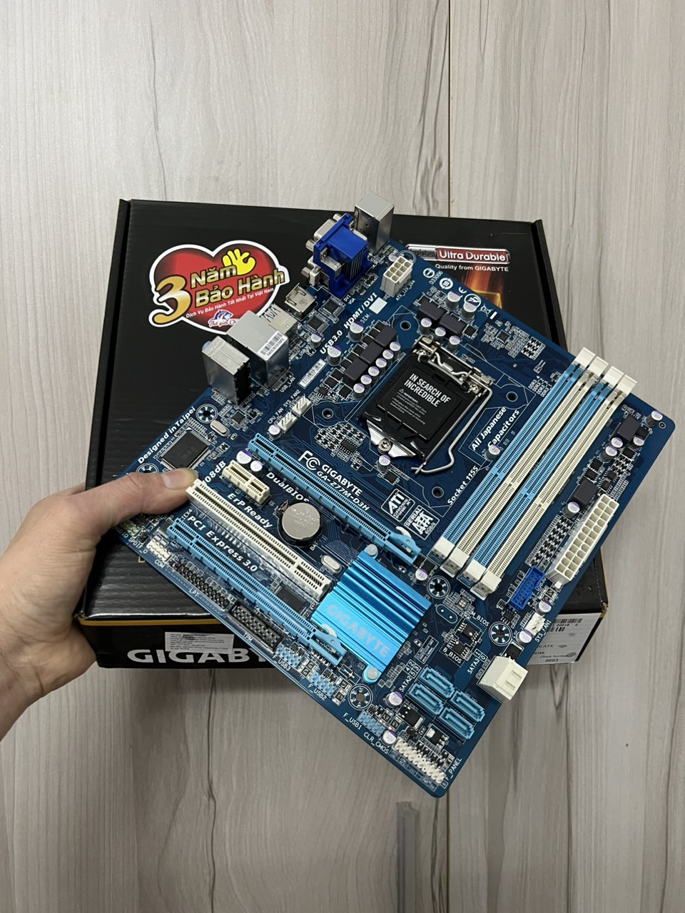 Bo Mạch Chủ (Mainboard) Gigabyte GA Z77M-D3H - HÀNG CHÍNH HÃNG