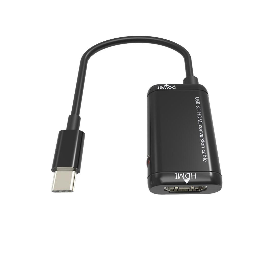 USB-C USB 3.1 Type C To HDMI Converter Adapter Cable For Macbook /Chromebook