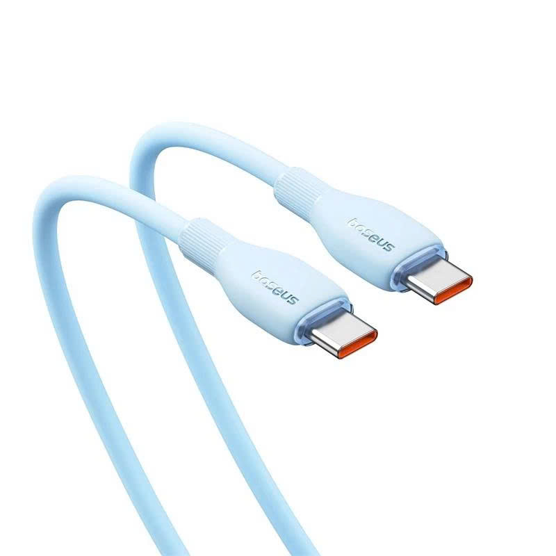 Cáp Sạc Siêu Nhanh Baseus Pudding Series Type-C to Type-C 100W - Hàng nhập khẩu
