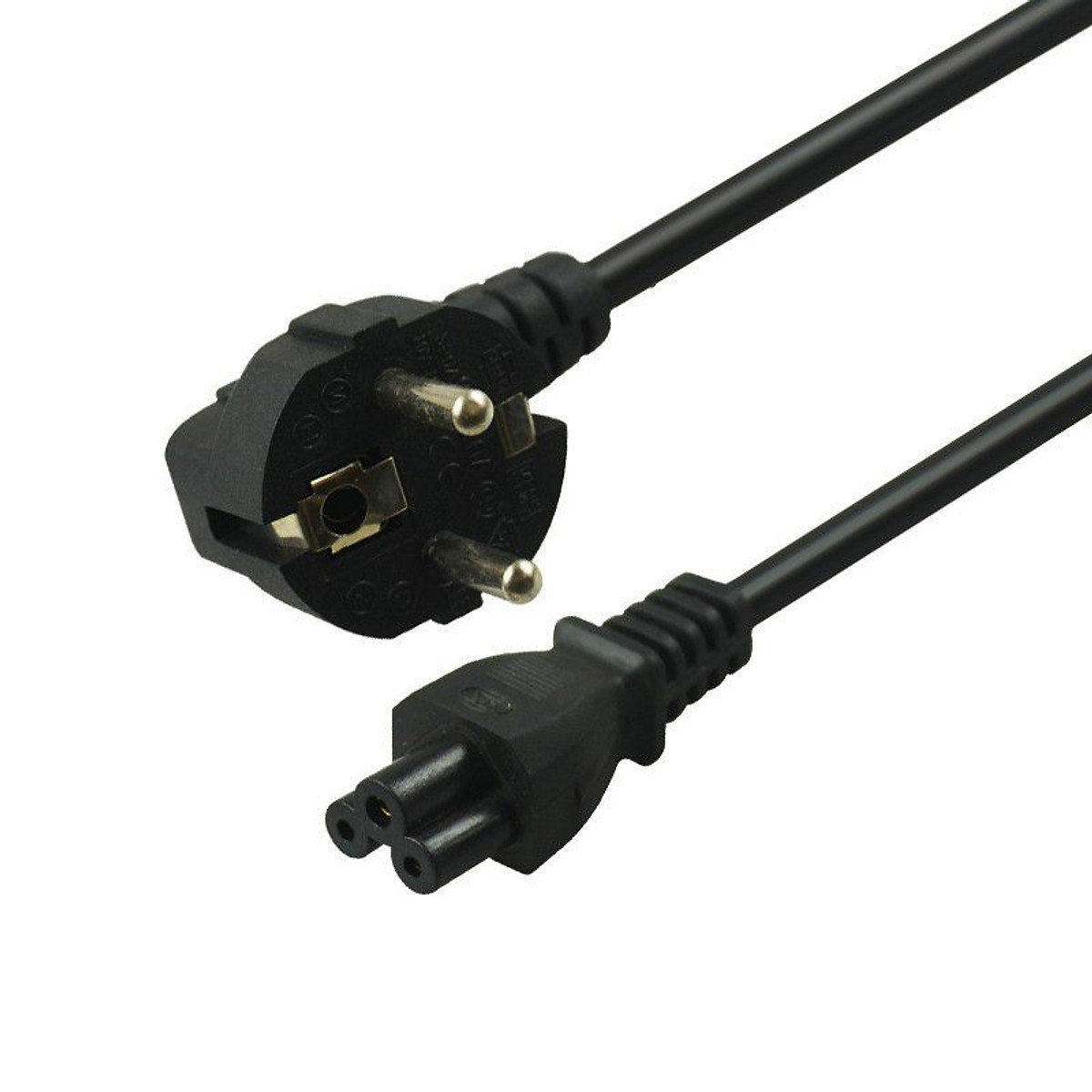 Dây Nguồn 3 Chấu Tròn Dài 1m2 Dùng Cho Adapter Sạc Laptop Và Các Thiết Bị Điện Tử