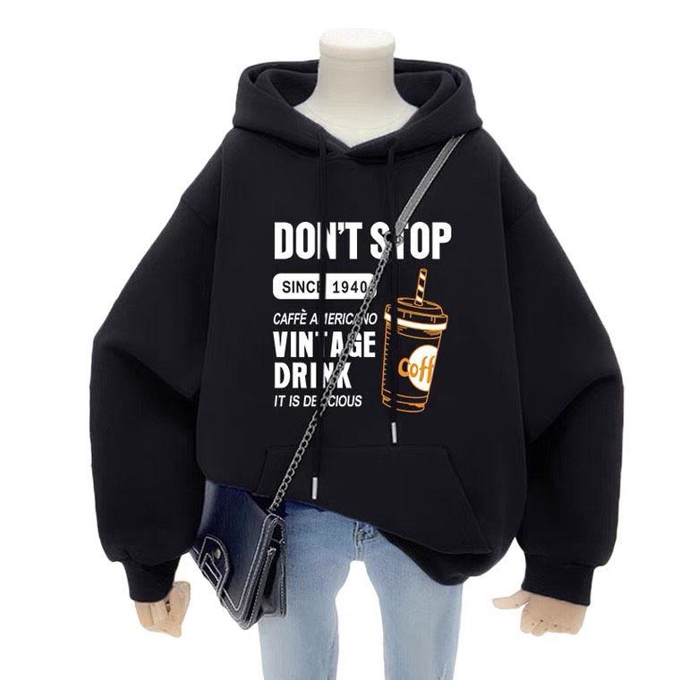 ÁO HOODIE UNISEX HÌNH TRÀ SỮA ĐÁNG YÊU CHẤT NỈ ÉP BÔNG MỀM MỊN FORM RỘNG THOẢI MÁI G5