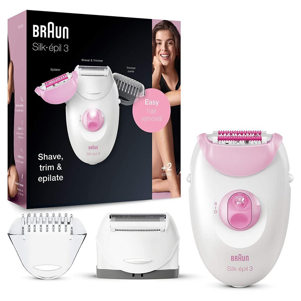 Máy tẩy, nhổ lông Braun 3270 - SX Đức - Hàng chính hãng