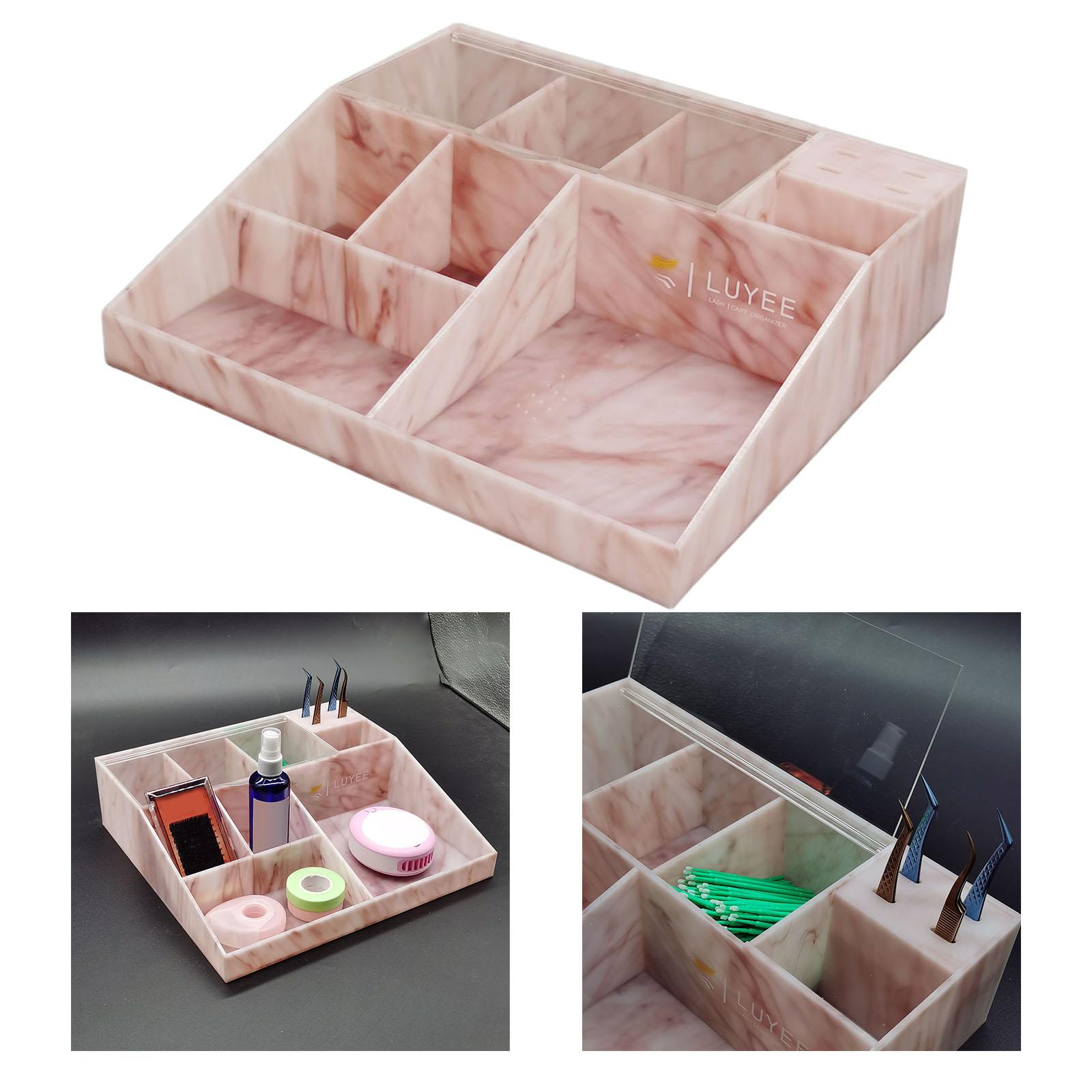 Eyelash Extension Supplies Accessories Tools Organizer Storage Box Stand, Display Storage Box Shelf Holder