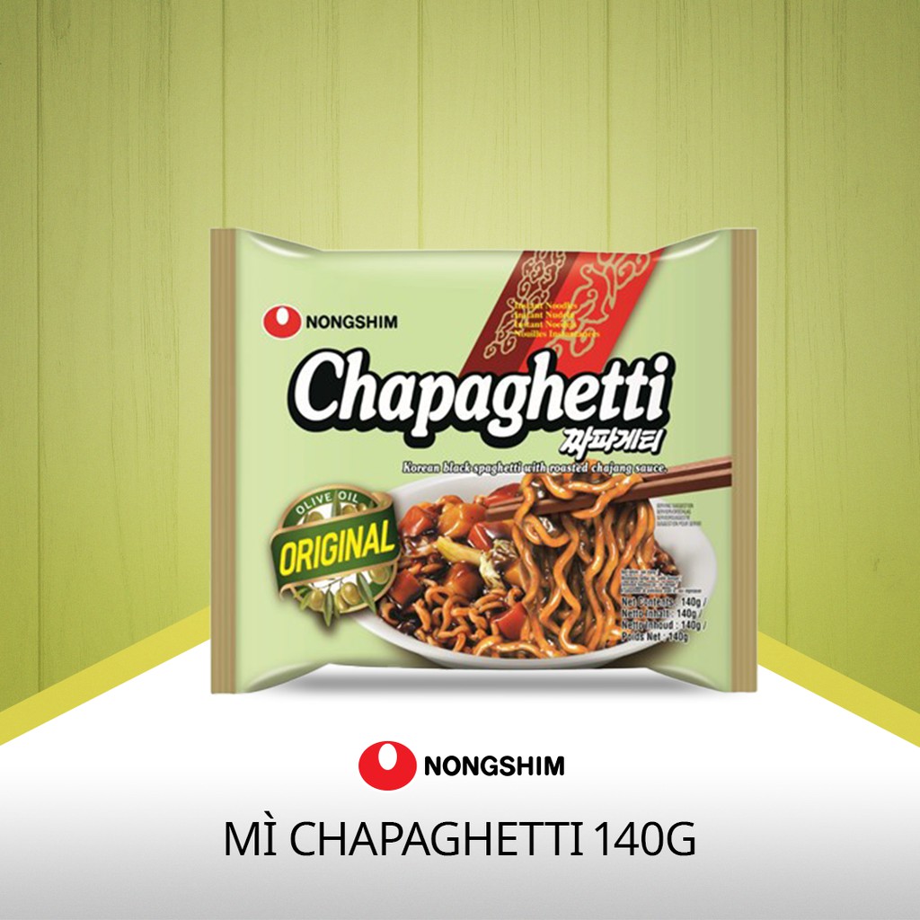 Lốc 5 gói Mì tương đen Nongshim Chapagetti 140gr