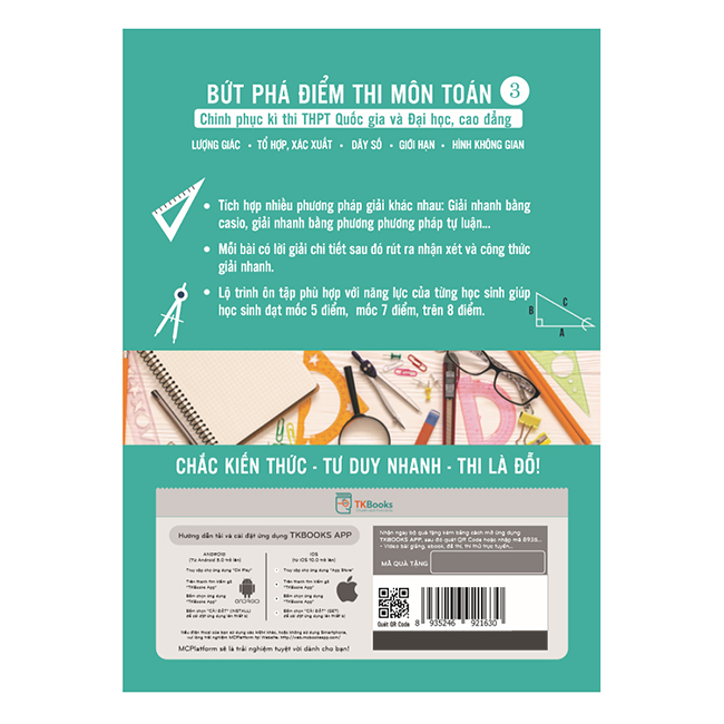 Bứt Phá Điểm Thi Môn Toán 3 - 2019 - Tích Hợp Video Bài Giảng + Thi Thử Online