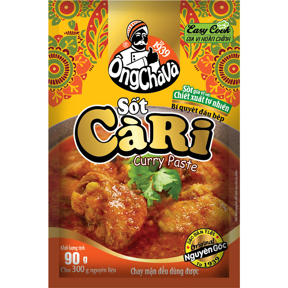 Lốc 15 Gói Sốt Cà Ri Ông Chà Và 90g