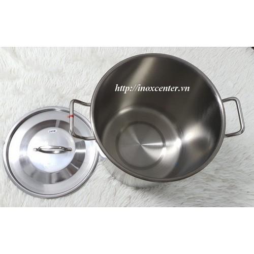 Nồi súp inox 430 - 25 lít/ Kích thước: 32x32 cm - Nồi dung tích lớn đa năng