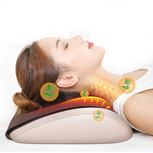 Máy massage lưng cổ vai gáy đa năng YIJIA YJ-M3 - Rung, nóng và túi khí nâng giãn cột sống lưng và cổ