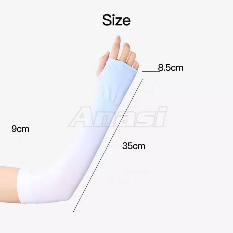 Găng tay chống nắng Anasi Ombre xỏ ngón cho nữ OB34 - Anasi Ombre Sun Protection Sleeves