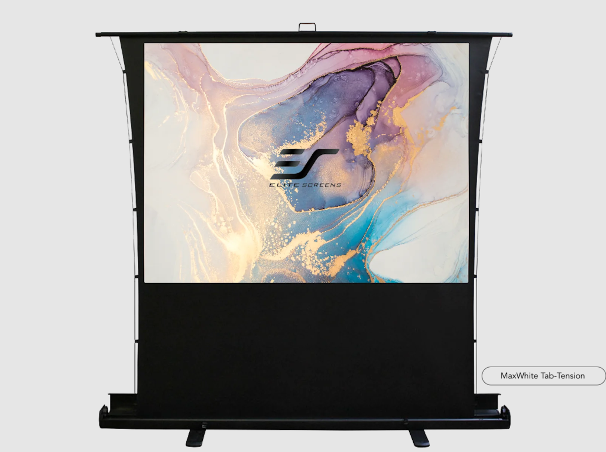 Màn Chiếu Elite Screens Dòng ezCinema Tab-Tension (Kéo Căng ), 90 inch Tỷ lệ Khung Hình 4:3 (Vùng hiển thị 136.9 x 182.9 cm) 1.1 Gain (FT90XWV) – Hàng Chính Hãng