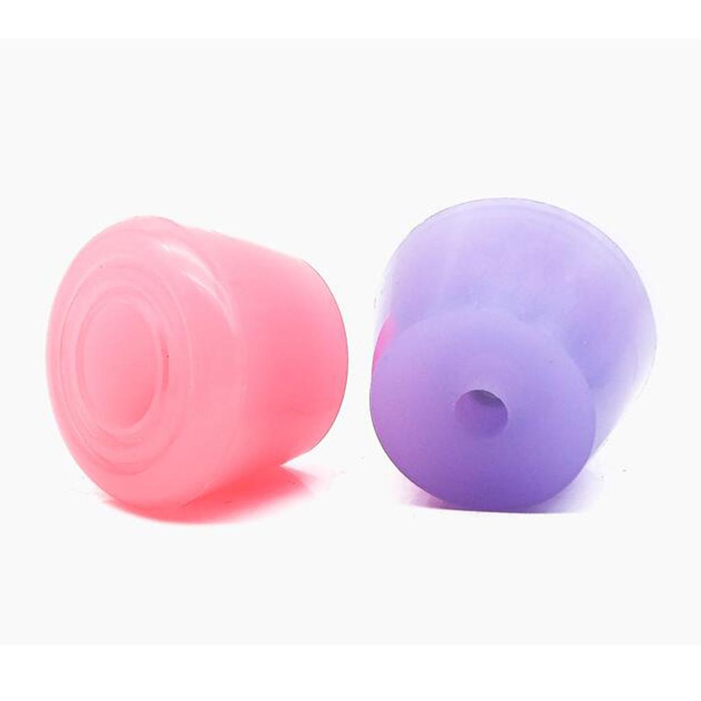 Durable PU Roller Skate Stoppers Toe Stop Rubber Skate Braking Plug Pad Replacement for Skating Practice Training Accessories
