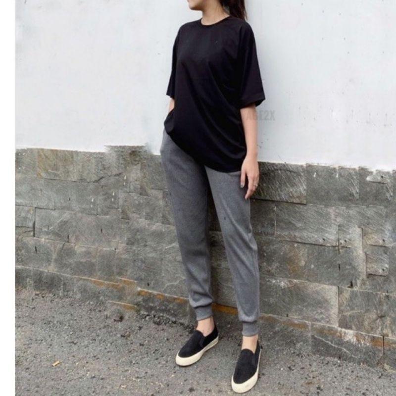 Áo thun oversize unisex tay lỡ basic