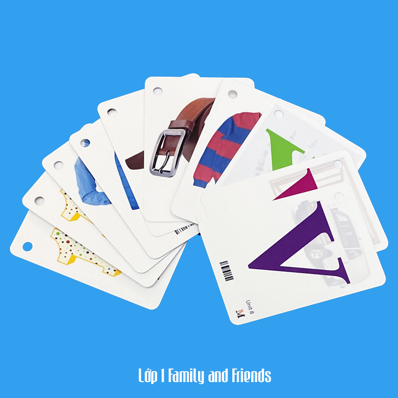 Flashcard Tiếng Anh Family and Friends lớp 1, có phát âm, hình ảnh sinh động