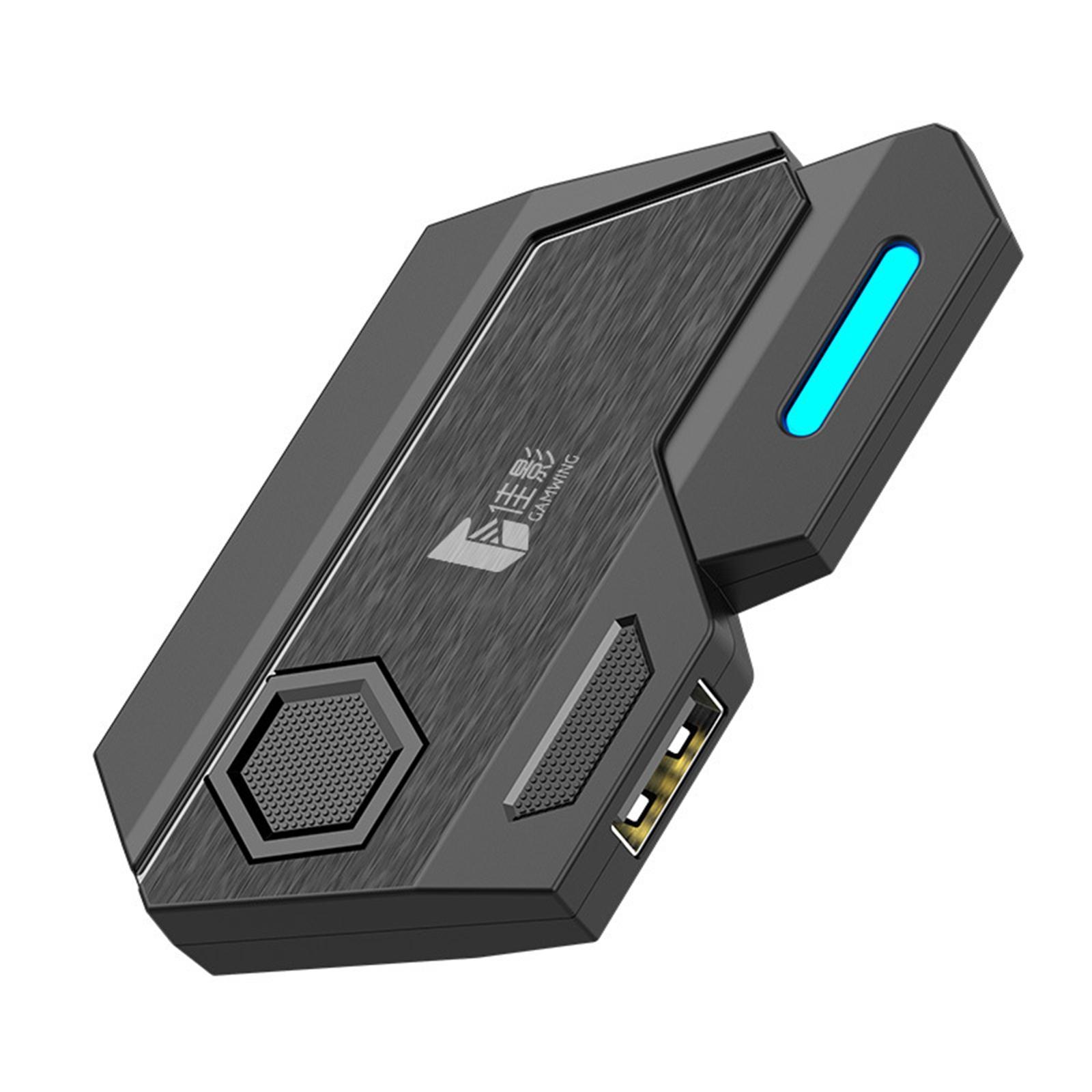 Mobile Phone Keyboard Mouse Console Adapter USB Hub Converter