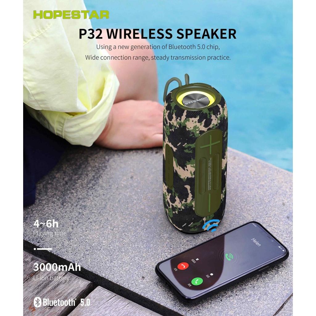 Loa Bluetooth HOPESTAR P32 nghe nhạc Di Động Công Suất Cao 20W