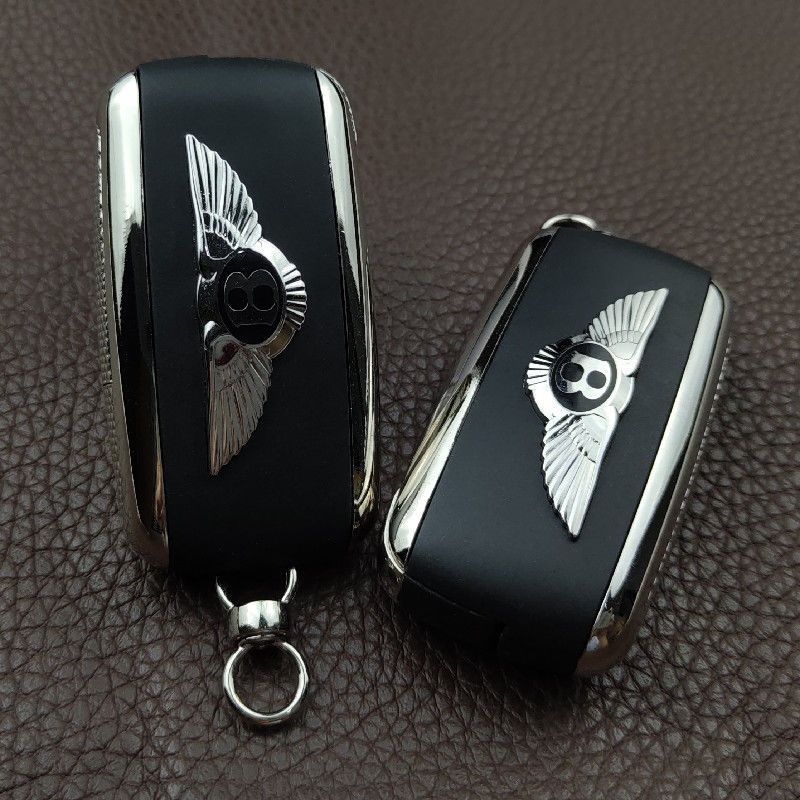 Hột quẹt bật lửa khè móc khóa xe hơi BENTLEY có đèn pin - xài gas