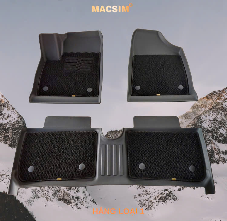 Thảm lót sàn ô tô 2 lớp cao cấp dành cho xe Vinfast Herio Green-(sd3) nhãn hiệu Macsim