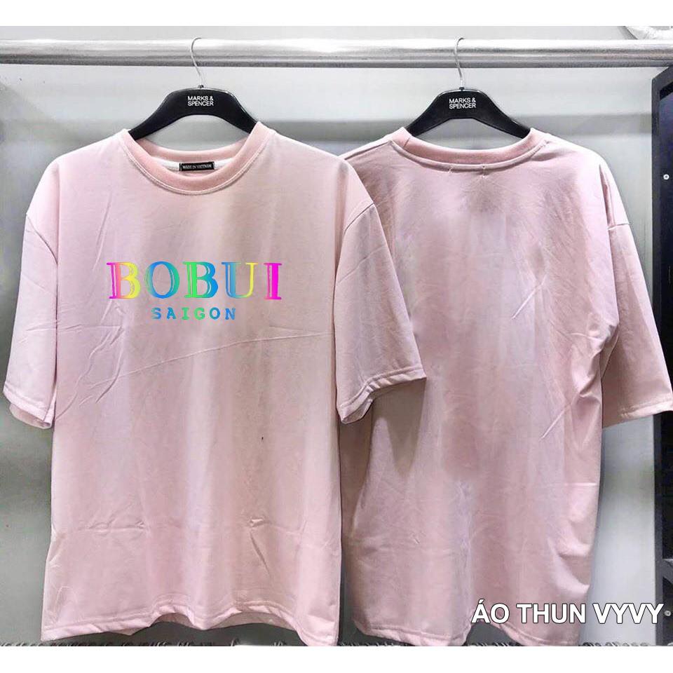 Áo Thun Phản Quang BOBUI Cotton 75% Form Rộng Unisex Nam Nữ Rẻ Đẹp KIS OFFICIAL