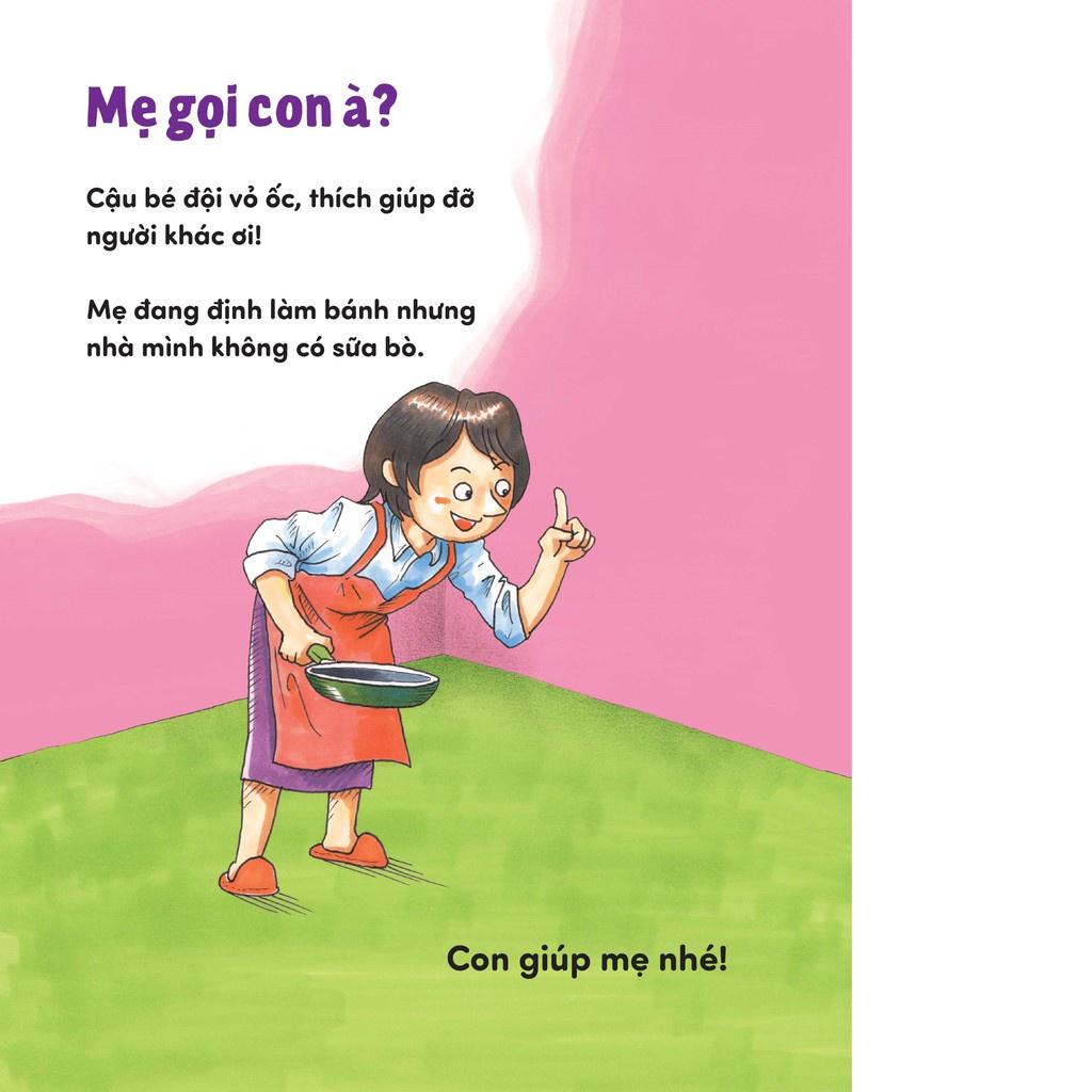 Sách - Ehon Cậu bé thích giúp đỡ người khác - Quảng Văn