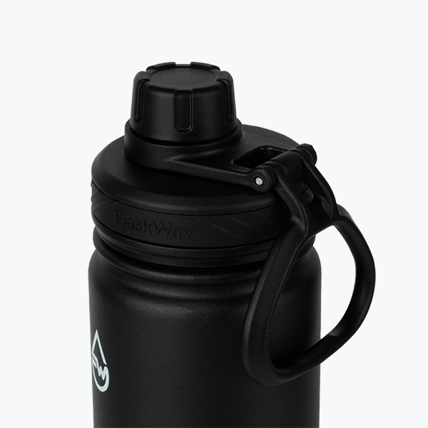 Bình giữ nhiệt FlaskWay màu đen Night Black 22oz (650ml)